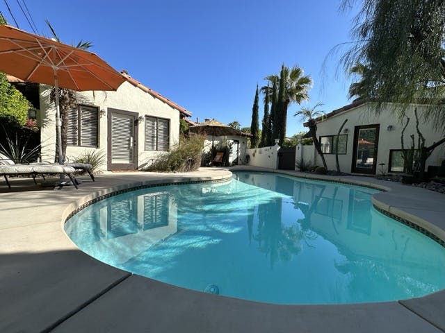 A pool featuring hot springs in Palm Springs